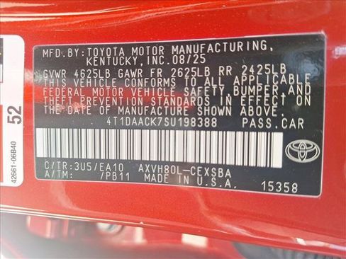 Certified 2025 Toyota Camry SE w/ Convenience Package FWD image 21