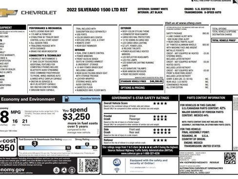 Used 2022 Chevrolet Silverado 1500 RST w/ Safety Package image 4