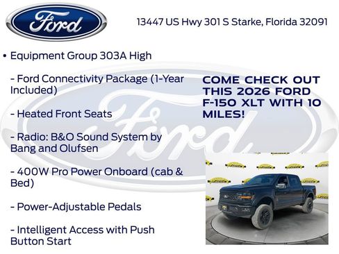 New 2026 Ford F150 XLT w/ Equipment Group 303A High AWD/4WD image 25
