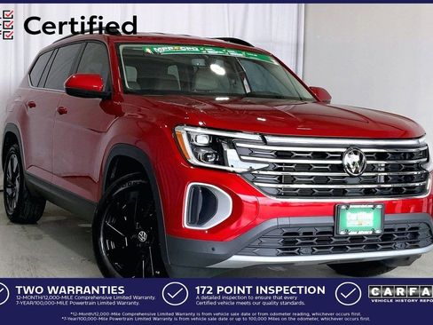 Used 2024 Volkswagen Atlas SE w/ Black Wheel Package FWD image 1