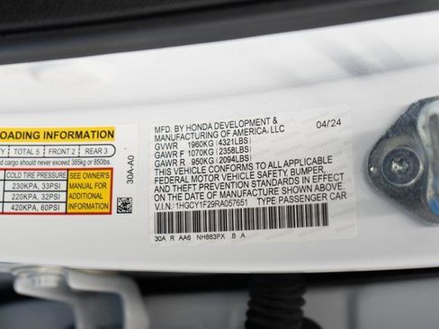 Certified 2024 Honda Accord LX image 26