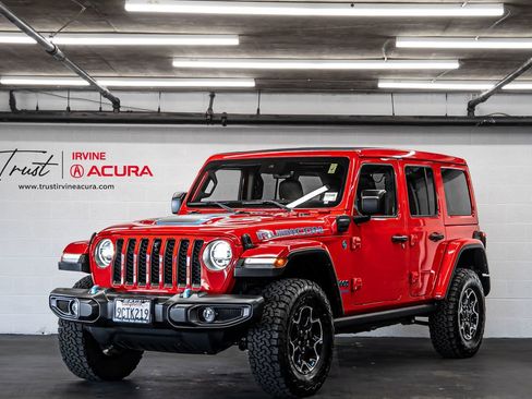 Used 2022 Jeep Wrangler Unlimited Rubicon 4xe w/ Cold Weather Group image 1