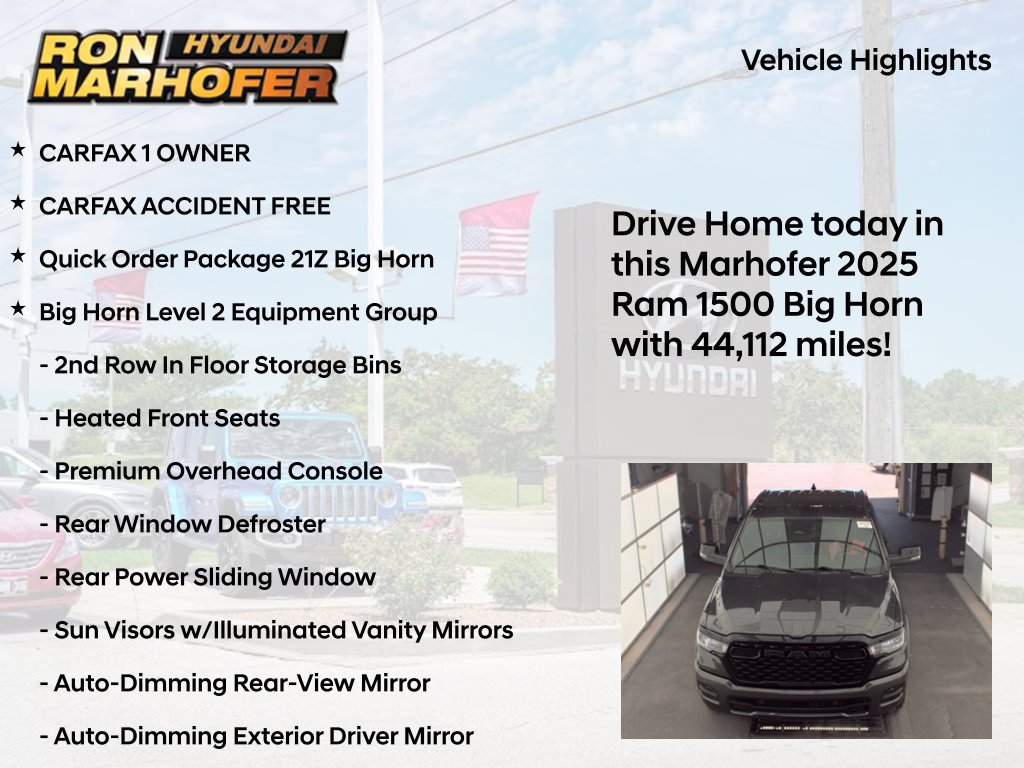 Used 2025 RAM 1500 Big Horn AWD/4WD image 9