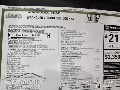 New 2026 Jeep Wrangler Rubicon image 51