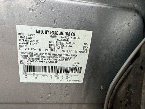 Used 2022 Ford Edge SEL w/ Convenience Package AWD/4WD image 19