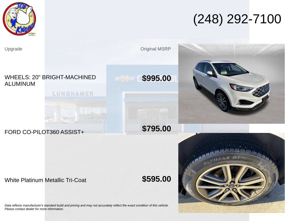 Used 2019 Ford Edge Titanium FWD image 5