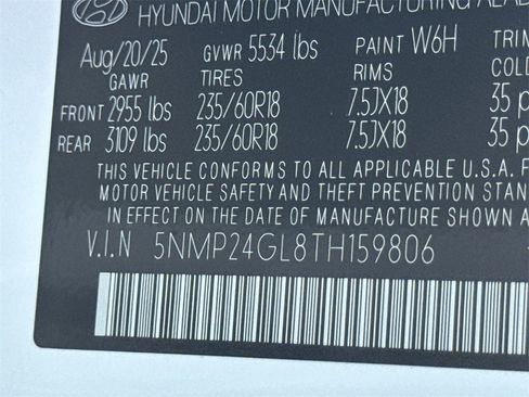 New 2026 Hyundai Santa Fe SEL image 50