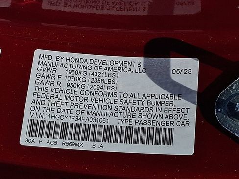 Used 2023 Honda Accord EX image 28