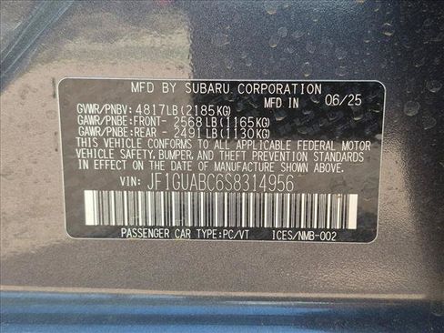 Used 2025 Subaru Impreza 2.0i AWD/4WD image 24