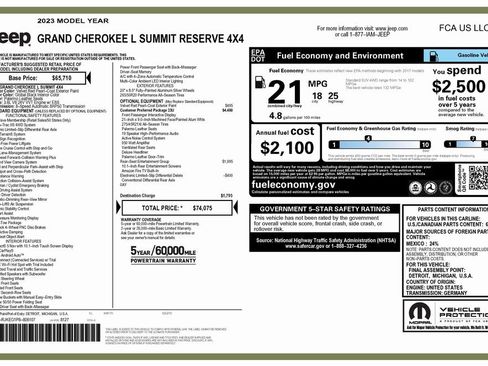 Used 2023 Jeep Grand Cherokee L Summit image 4