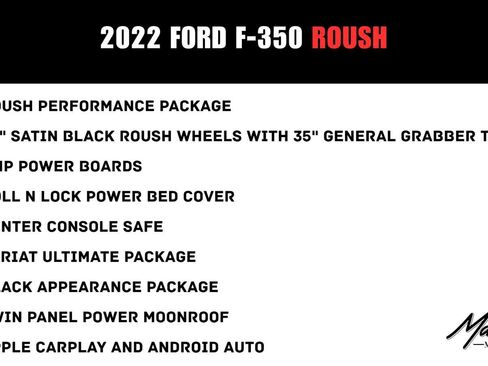 Used 2022 Ford F350 Lariat w/ Black Appearance Package AWD/4WD image 2