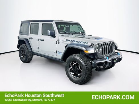 Used 2022 Jeep Wrangler Unlimited Rubicon 4xe AWD/4WD image 1