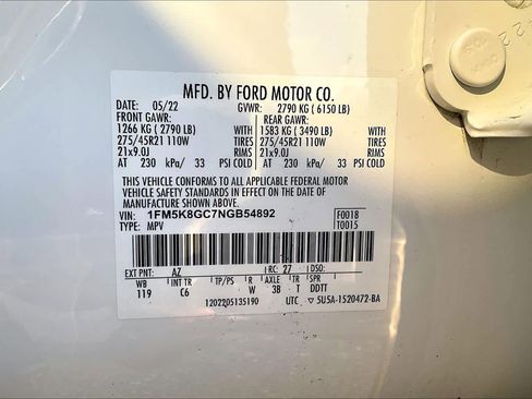 Used 2022 Ford Explorer ST w/ Equipment Group 401A image 36