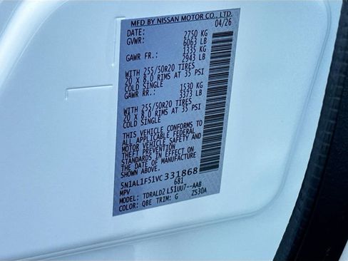 New 2027 INFINITI QX60 Luxe w/ Cargo Package FWD image 35