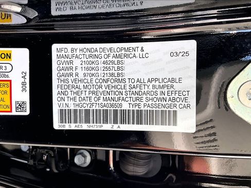 Used 2025 Honda Accord Sport image 35