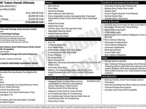 Used 2023 GMC Yukon Denali Ultimate AWD/4WD image 40