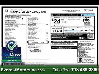 Used 2022 RAM ProMaster City Tradesman