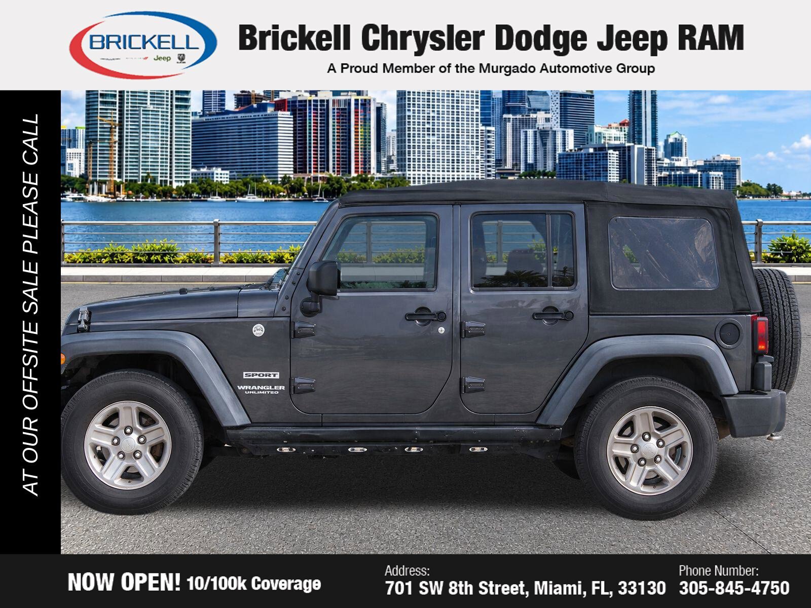 Used 2017 Jeep Wrangler Unlimited Sport w/ Connectivity Group AWD/4WD image 6