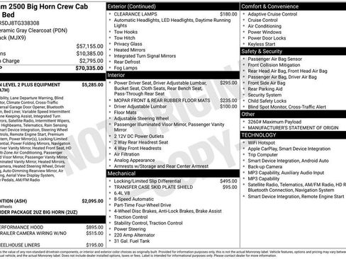 New 2026 RAM 2500 Big Horn AWD/4WD image 29
