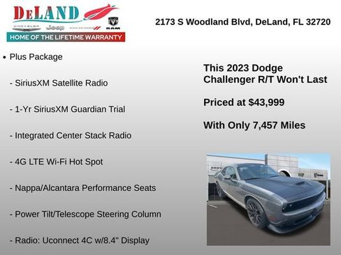 Used 2023 Dodge Challenger R/T w/ T/A Package RWD image 5