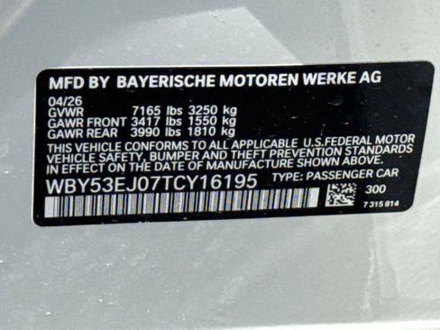 New 2026 BMW i7 xDrive60 AWD/4WD image 30