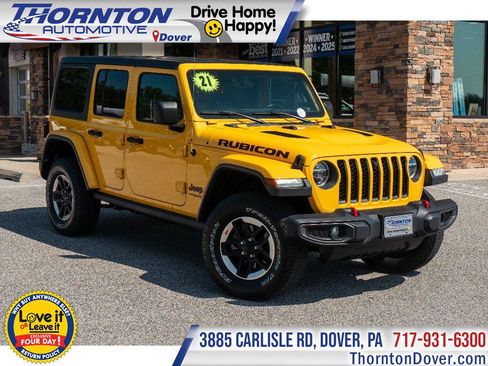 Used 2021 Jeep Wrangler Unlimited Rubicon w/ Dual Top Group AWD/4WD image 1