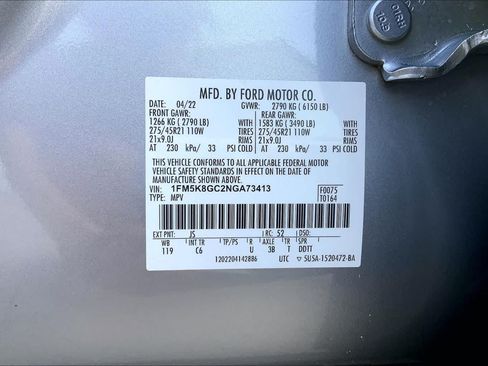 Used 2022 Ford Explorer ST w/ Equipment Group 401A AWD/4WD image 37