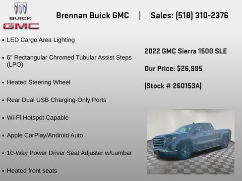 Certified 2022 GMC Sierra 1500 SLE AWD/4WD image 24
