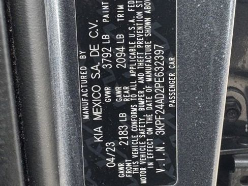 Certified 2023 Kia Forte LXS w/ LXS Technology Package image 12