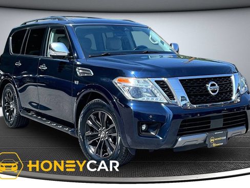 Used 2020 Nissan Armada Platinum w/ Captain's Chairs Package AWD/4WD image 1