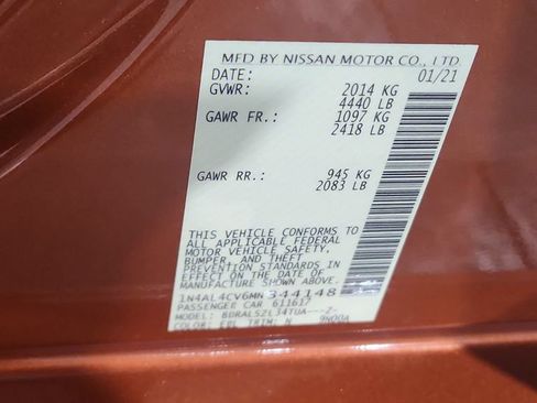 Used 2021 Nissan Altima 2.0 SR FWD image 27