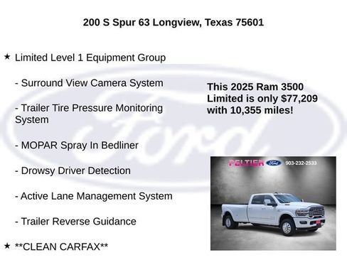 Used 2025 RAM 3500 Limited AWD/4WD image 10