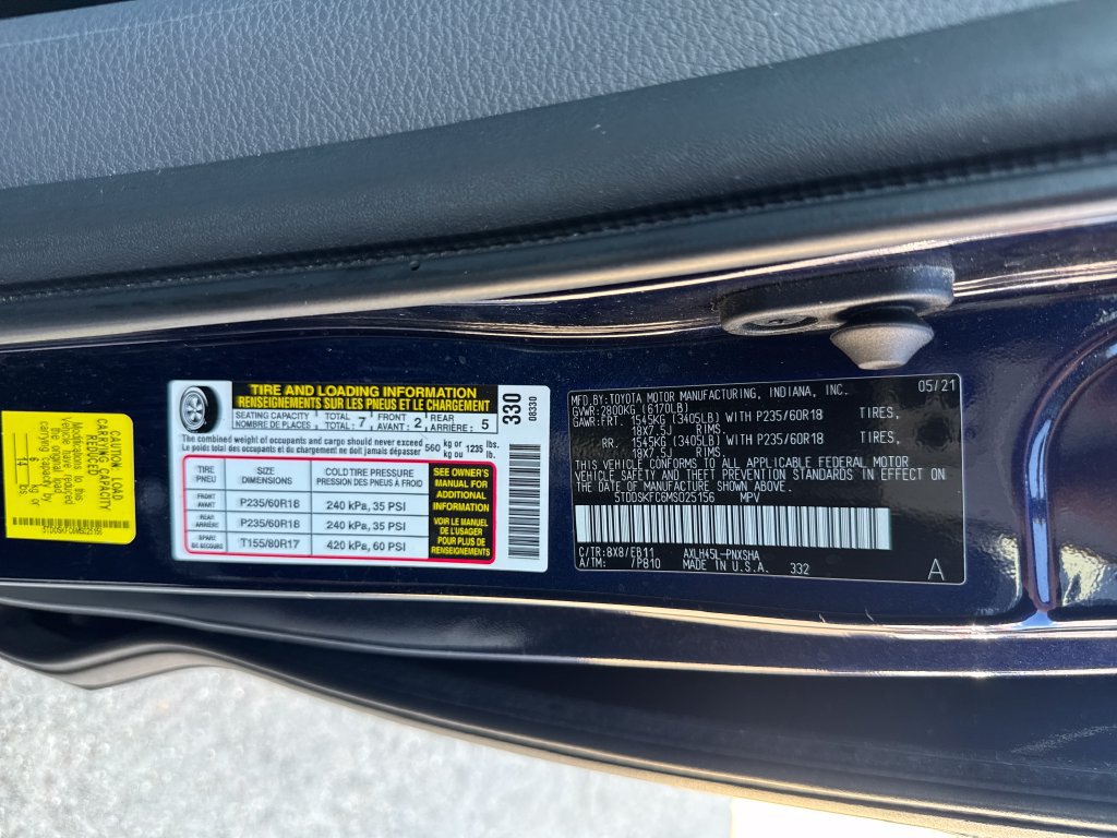 Certified 2021 Toyota Sienna XSE w/ XSE Plus Package AWD/4WD image 35