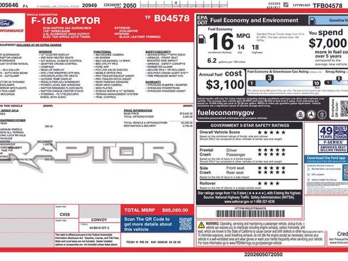 New 2026 Ford F150 Raptor AWD/4WD image 23
