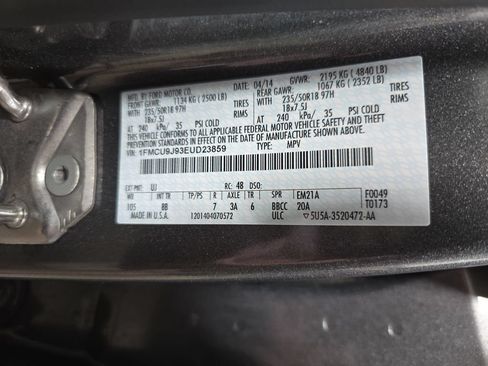 Used 2014 Ford Escape Titanium w/ Equipment Group 401A AWD/4WD image 35