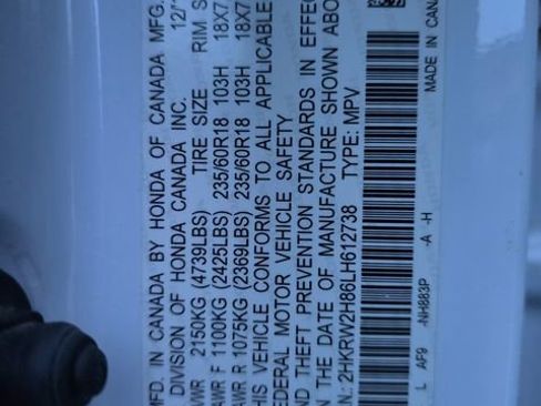 Used 2020 Honda CR-V EX-L image 3