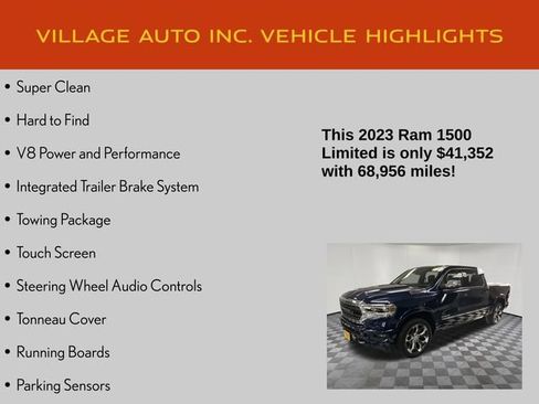 Used 2023 RAM 1500 Limited w/ Body Color Bumper Group AWD/4WD image 7