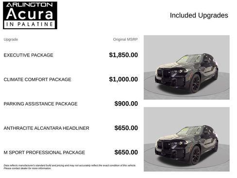 Used 2025 BMW X5 M60i w/ Executive Package AWD/4WD image 4