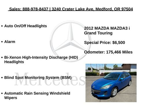 Used 2012 MAZDA MAZDA3 i Grand Touring w/ Tech Pkg FWD image 18