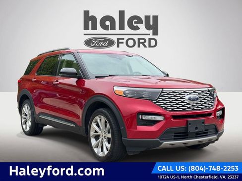 Certified 2023 Ford Explorer Platinum w/ Technology Package AWD/4WD image 1