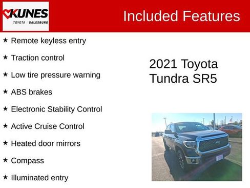 Used 2021 Toyota Tundra SR5 AWD/4WD image 3