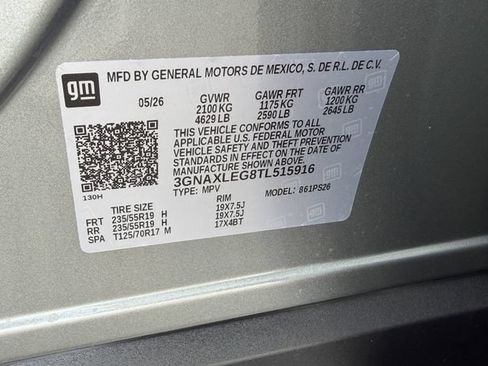 New 2026 Chevrolet Equinox RS w/ Convenience Package III FWD image 21