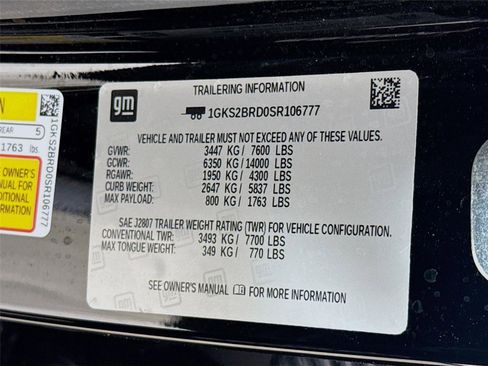 Used 2025 GMC Yukon Elevation AWD/4WD image 34