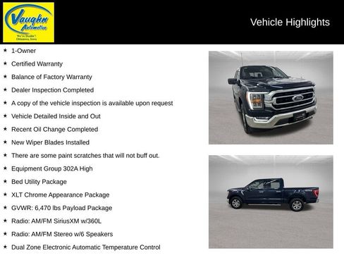 Used 2023 Ford F150 XLT w/ Equipment Group 302A High AWD/4WD image 2