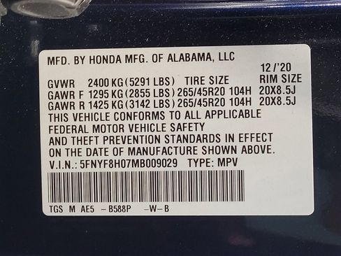 Used 2021 Honda Passport Elite image 33