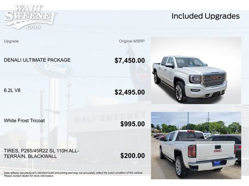 Used 2017 GMC Sierra 1500 Denali w/ Denali Ultimate Package AWD/4WD image 5