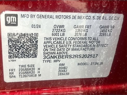 Used 2024 Chevrolet Blazer RS w/ Driver Confidence II Package image 33