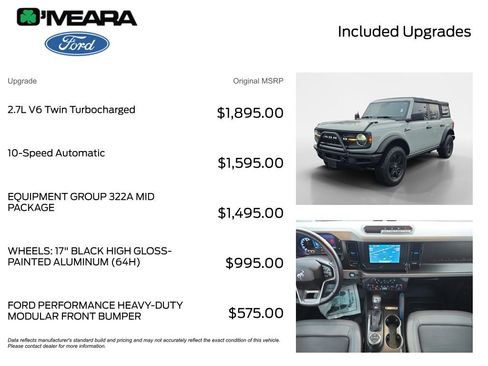 Used 2022 Ford Bronco Black Diamond image 4