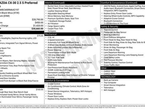 Used 2024 MAZDA CX-30 AWD 2.5 S w/ Preferred Package image 16