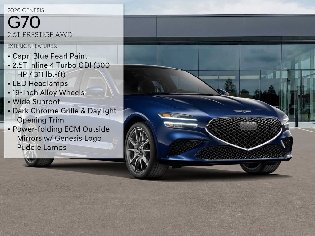 New 2026 Genesis G70 2.5T Prestige AWD/4WD image 3